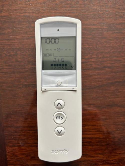 SOMFY TELIS 6 Chronis Pure RTS elektronische besturing, Doe-het-zelf en Bouw, Rolluiken, Zo goed als nieuw, Wit, Elektrische bediening