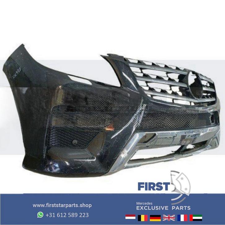 W166 ML AMG Voorbumper Mercedes M KLASSE 2011-2015 BUMPER ZW, Auto-onderdelen, Carrosserie, Bumper, Mercedes-Benz, Voor, Gebruikt