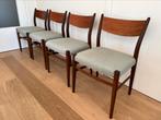 Vintage stoelen Pastoe SA10, Huis en Inrichting, Stoelen, Blauw, Gebruikt, Stof, Ophalen