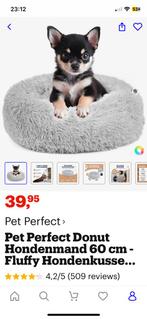 Hondenmand Fluffy Donut van PetPerfect, Dieren en Toebehoren, Ophalen of Verzenden, Nieuw, Pluche