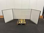 Groot Vouwbaar Meervlaks Whiteboard – Magnetisch – 400x120cm, Ophalen, Gebruikt, Whiteboard
