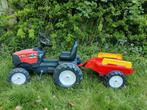 Traptractor met aanhangwagen, Kinderen en Baby's, Ophalen, Gebruikt
