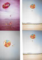 parasailing parachute, Gebruikt, Ophalen