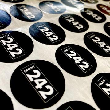 Front 242 stickers - 10 stuks