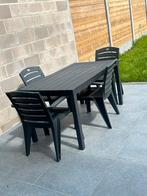 Table de jardin + 4 chaises Hartman, Jardin & Terrasse