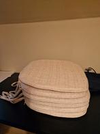 Stoelkussens beige 6 stuks NIEUW, Huis en Inrichting, Ophalen, Nieuw, Beige, Overige vormen