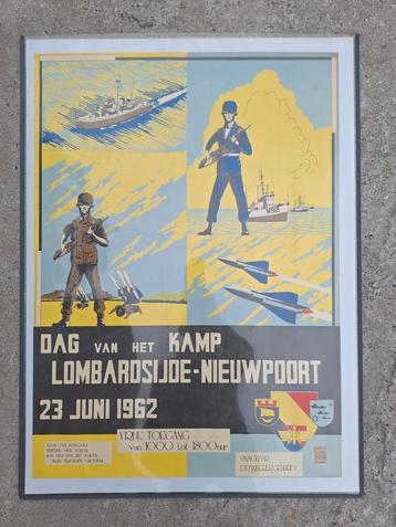 Affiche 1962 Dag v h Kamp Lombardsijde  beschikbaar voor biedingen