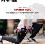 PH Fitness Premium Verstelbare Dumbbells 24KG - 2 STUKS, Sport en Fitness, Fitnessmaterialen, Ophalen of Verzenden, Nieuw, Armen