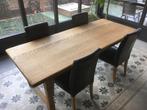 Eiken tafel, Huis en Inrichting, Tafels | Eettafels, Ophalen, Gebruikt, Eikenhout, 200 cm of meer