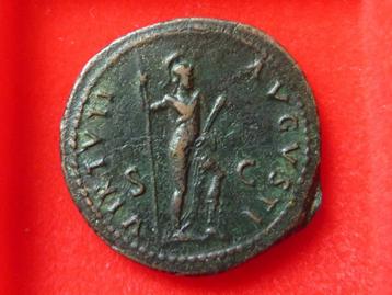 Domitianus - Zeldzame aas - VIRTVTI.AVGVSTI 10,08 gr.