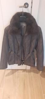 Damesjas gewatteerd  met pels merk Sarandi, Kleding | Heren, Bruin, Maat 48/50 (M), Nieuw, Ophalen of Verzenden