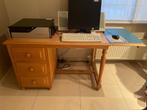 Eiken bureautafel, Ophalen, Zo goed als nieuw