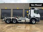 Mercedes-Benz Arocs 3346 L 6X4 Container Systeem Hyva Titan, Automaat, 335 kW, 455 pk, Zwart