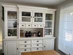Mooie hoge landelijke witte buffet kast, Huis en Inrichting, Ophalen, Gebruikt, 200 cm of meer, 150 tot 200 cm