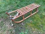 Houten slee, Ophalen, Gebruikt, Hout