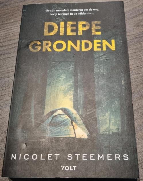 Nicolet Steemers - Diepe gronden, Boeken, Thrillers, Zo goed als nieuw, Nederland, Ophalen of Verzenden