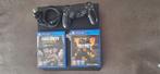 Playstation 4 pro + 1controller + Bo4&WWII, Met games, Verzenden, Zo goed als nieuw, 1 TB