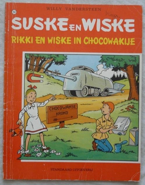 Suske en Wiske, Rikki En Wiske In Chocowakije, Nr.154, 1977., Boeken, Stripverhalen, Gelezen, Eén stripboek, Ophalen of Verzenden