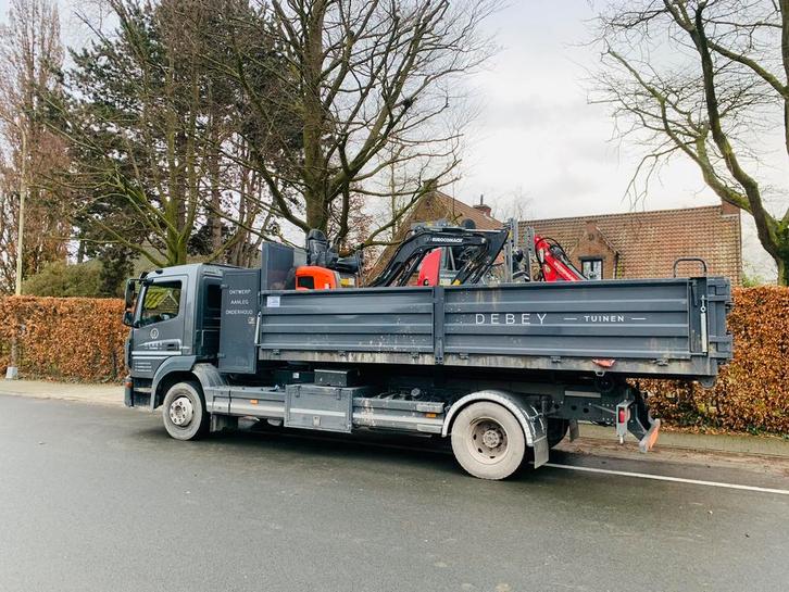 Mercedes Atego 1530 containersysteem, Auto's, Vrachtwagens, Bedrijf, Mercedes-Benz, Diesel, Euro 6, Automaat, Ophalen