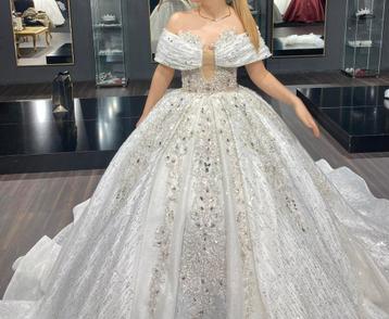 Trouwjurk bruidsjurk 36/38M, Enlèvement ou Envoi, Comme neuf, Robe de mariée
