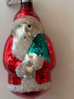 Antieke handgeschilderde glazen vintage kerstbal j '60, Diversen, Kerst, Ophalen, Zo goed als nieuw