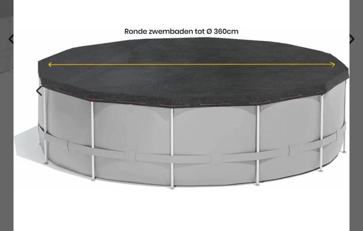 Afdekzeil winter rond zwembad tot 360cm. Nieuw in verpakking, Tuin en Terras, Zwembad-toebehoren, Nieuw, Afdekzeil, Ophalen
