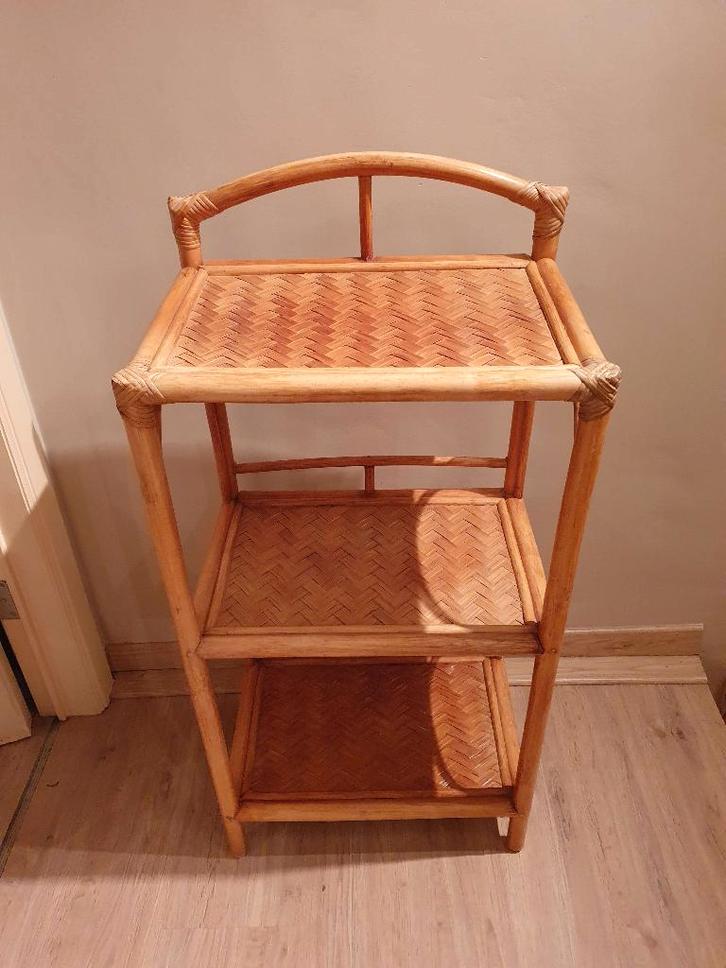 Grote plank van rotan/riet en bamboe, Huis en Inrichting, Woonaccessoires | Etagères, Zo goed als nieuw, Ophalen