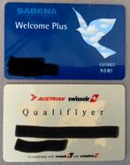SABENA Welcome Plus AUSTRIAN SWISSAIR Qualiflyer, Collections, Enlèvement ou Envoi