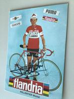 Wielerkaart team flandria michel pollentier signe, Verzenden, Zo goed als nieuw
