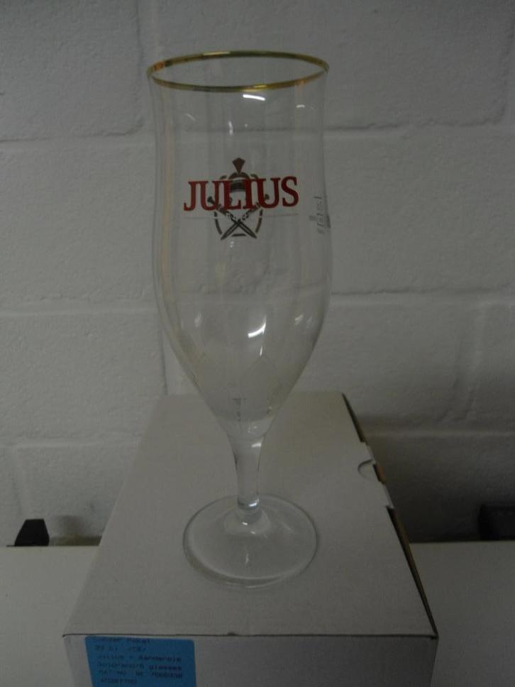 julius bierglazen nieuw, Verzamelen, Biermerken, Nieuw, Ophalen of Verzenden