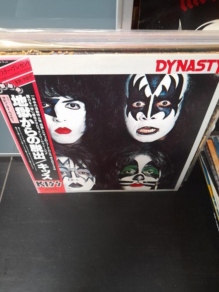 lp - kiss - dynasty - japan - vak 4, Cd's en Dvd's, Vinyl | Hardrock en Metal, Zo goed als nieuw, Ophalen of Verzenden
