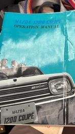 Owner’s manual Mazda 1200 Coupe 1969-.,, Auto diversen, Handleidingen en Instructieboekjes, Ophalen of Verzenden