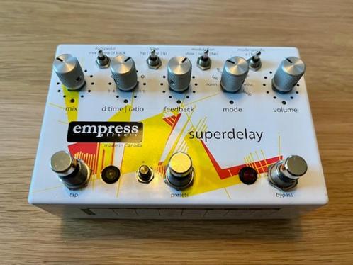 Empres Superdelay, Musique & Instruments, Effets, Utilisé, Delay ou Écho, Enlèvement ou Envoi