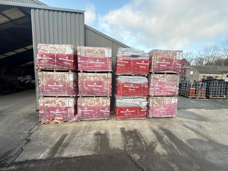 Wienerberger eco metropolis atrium rood 150m2, Bricolage & Construction, Briques, Comme neuf, Enlèvement