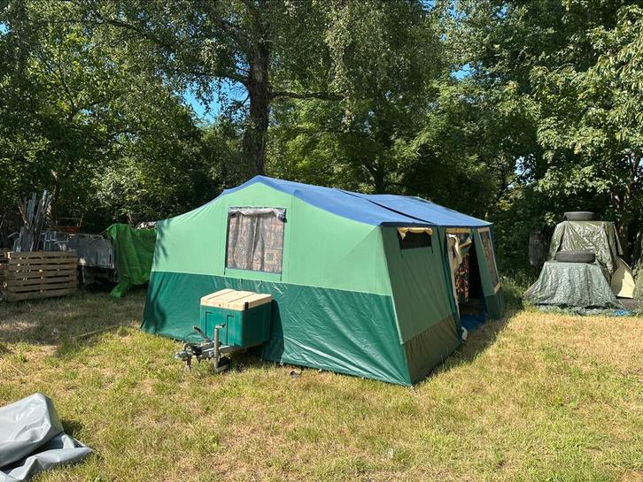 Vouwcaravan Cabanon Concorde, Caravans en Kamperen, Vouwwagens, Cabanon, tot en met 4, Groen, Ophalen