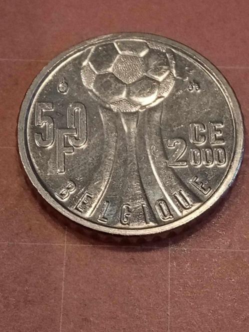 BELGIE 50 Frank 2000 Frans - EK Voetbal, Postzegels en Munten, Munten | België, Losse munt, Overig, Ophalen of Verzenden