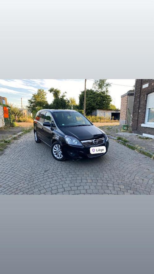 Opel zafira 7-zits euro5a, Auto's, Opel, Bedrijf, Zafira, Diesel, Euro 5, 5 deurs, Handgeschakeld, Zwart, Ophalen