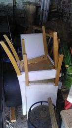 Vuile stoelen, Huis en Inrichting, Stoelen, Ophalen, Hout, Strak, Gebruikt