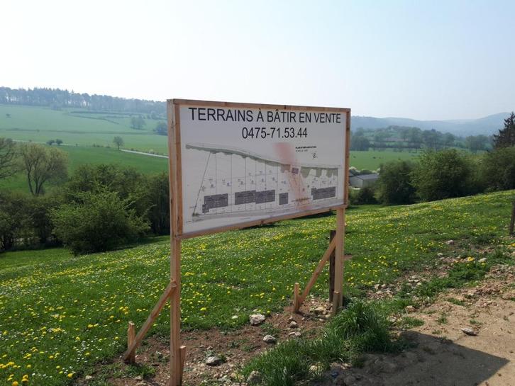 Hamoir- Rustig gelegen bouwgronden met prachtig verzicht, Immo, Gronden en Bouwgronden, 500 tot 1000 m², Verkoop zonder makelaar