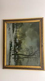 Peinture paysage hiver, Enlèvement ou Envoi