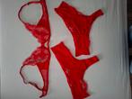 Rouge Gorge lingerieset, Ophalen of Verzenden, Rood, Setje