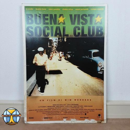 Affiche du film Buena Vista Social Club (Wim Wenders), Collections, Posters & Affiches, Utilisé, Musique, Affiche ou Poster pour porte ou plus grand