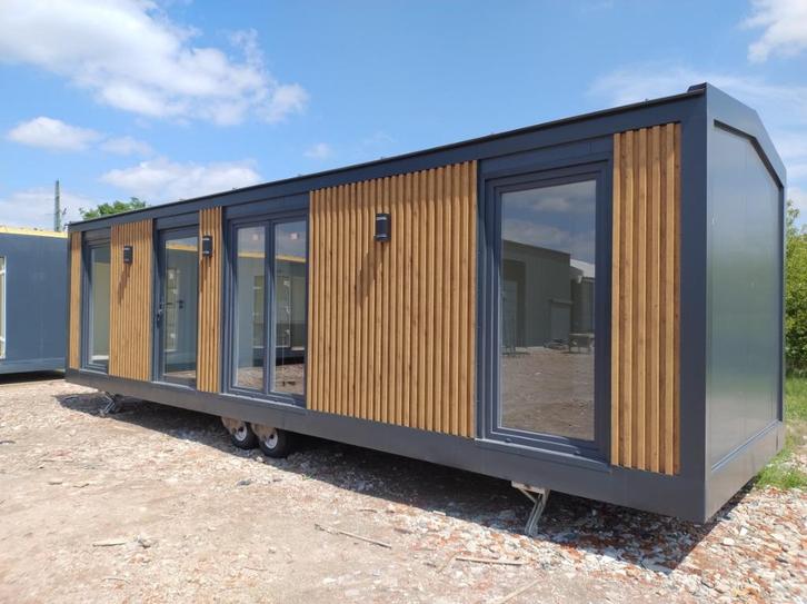 Tiny House 10x3m / Wooncontainer / stacaravan / Mobile home, Immo, Huizen en Appartementen te koop, tot 200 m², Overige soorten