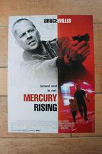 filmaffiche Bruce Willis Mercury Rising filmposter, Collections, Posters & Affiches, Comme neuf, Cinéma et TV, Enlèvement ou Envoi
