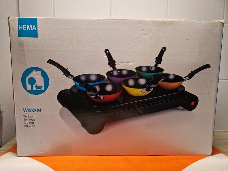 Mini wokset, Elektronische apparatuur, Gourmetstellen, Nieuw, Ophalen