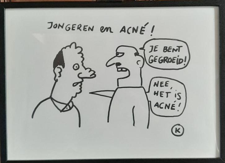 Kamagurka, Antiek en Kunst, Kunst | Tekeningen en Fotografie, Ophalen