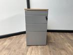 Metalen standcontainer dossierlade + pennenlade (aluminium), Ophalen of Verzenden