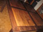 Koloniale tafel 140 op 140 op 80 hoog en zwaar., Ophalen, Gebruikt, Koloniaal, Vierkant