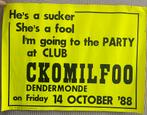 Originele affiche ckomilfoo Dendermonde 1988, Enlèvement ou Envoi, Comme neuf