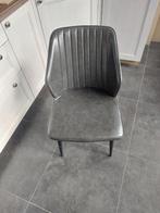 Set van 2 Keukenstoelen, Huis en Inrichting, Ophalen, Gebruikt, Grijs